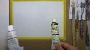 油絵の下塗り工程とその意味、アクリル下塗りと油絵具下塗り